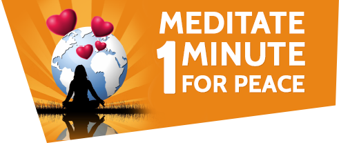 MEDITATE 1 MINUTE FOR PEACE